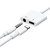 JOYROOM ADAPTATEUR AUDIO LIGHTNING VERS JACK 3.5MM ET LIGHTNING BLANC (S-Y104) S-Y104 3.5MM