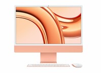 iMac 24 cale: M3 8/10, 8GB, 256GB - Pomarańczowy