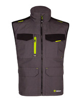 Beeswift FLEX WORKWEAR GILET TWO-TONE Grey Black XL