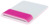 Mauspad Ergo WOW, mit höhenverstellbarer Handgelenkauflage, weiß/pink