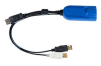 Raritan D2CIM-DVUSB-DP toetsenbord-video-muis (kvm) kabel Zwart, Blauw