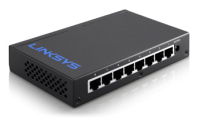 Linksys LGS108 switch Gigabit Ethernet (10/100/1000) Negro