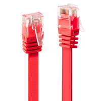 Lindy 47511 hálózati kábel Vörös 1 M Cat6
