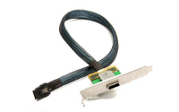 Supermicro SAS EL2/EL1 Backplane Cable SATA-Kabel 0,68 m Schwarz
