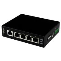 StarTech.com IES51000 łącza sieciowe Nie zarządzany Gigabit Ethernet (10/100/1000) Czarny