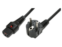 Microconnect EL249S kabel zasilające Czarny 1 m C13 panel