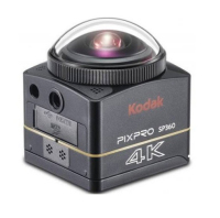 Kodak PIXPRO SP360 4K Dual Pro Actionsport-Kamera 12,76 MP Full HD CMOS 25,4 / 2,33 mm (1 / 2.33 Zoll) WLAN 102 g