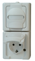 Kopp 131402009 socket-outlet CEE 7/3 White