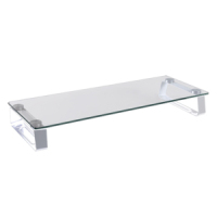 LogiLink BP0027 flat panel bureau steun 81,3 cm (32") Metallic, Transparant