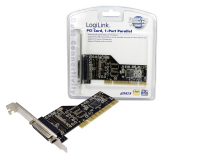 LogiLink PCI Parallel Card tarjeta y adaptador de interfaz