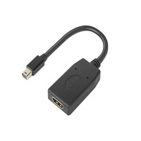 Lenovo 4X90Q93976 adaptador de cable de vídeo Mini DisplayPort HDMI Negro