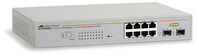 Allied Telesis 8 port Gigabit WebSmart Switch Vezérelt 1U