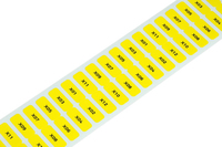 Wago 210-806/000-002 etykiet do nadruku Żółty Samoprzylepne etykiety do drukowania