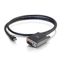 C2G 3ft Mini DisplayPort[TM] Male to VGA Male Active Adapter Cable - Black
