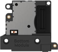 Fairphone FP3 BOTM v1, Black, AA Bottom module Schwarz