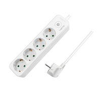 LogiLink LPS245 power extension 1.5 m 4 AC outlet(s) Indoor White