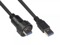 Alcasa GC IC04-U301 USB Kabel 1 m USB 3.2 Gen 1 (3.1 Gen 1) USB A Schwarz