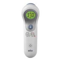 Braun BNT300WE digitale lichaams thermometer Thermometer met remote sensing Wit Voorhoofd Knoppen