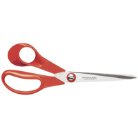 Fiskars 1000814 stationery/craft scissors Universal Straight cut Red, Stainless steel