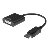 ACT AC7510 adaptador de cable de vídeo 0,15 m DisplayPort DVI-D Negro