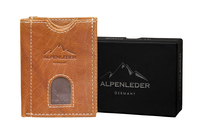 Alpenleder CG8083-C Geldbörse, Kartenetui/Reisedokumentenhülle Briefttasche Braun