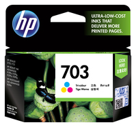 HP 703 originele drie-kleuren Ink Advantage cartridge
