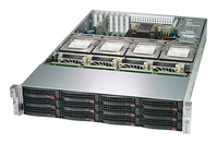 Supermicro SSG-620P-ACR16H server barebone Intel C621A LGA 4189 Rack (2U) Black, Silver