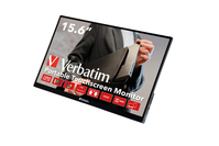 Verbatim 49592 computer monitor 39.6 cm (15.6") 1920 x 1080 pixels Full HD LCD Touchscreen Black