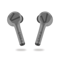 Veho STIX II True Wireless Headset Vezeték nélküli Hallójárati Hívás/zene Bluetooth Szürke, Platina