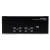 StarTech.com Switch KVM DVI USB per monitor triplo a 4 porte con audio e hub USB 2.0