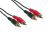 e+p B 33/05 audio kabel 0,5 m 2 x RCA Zwart