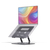 StarTech.com Draaibare Laptopstandaard, 360 Roterende Laptophouder voor Computer, Verhoogd plateau met Verstelbare Kanteling, Max 5kg, Aluminium