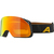 Alpina Blackcomb Q-Lite Wintersportbrille Schwarz Unisex Orange Zylindrische (flache) Linse