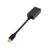 AISENS A125-0137 adaptador de cable de vídeo 0,15 m Mini DisplayPort HDMI Negro