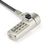 StarTech.com Cable de Seguridad para Ordenador Portátil - con Candado de Combinación de 4 Dígitos - para Ranura de Seguridad de Tipo Wedge