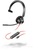 POLY 3310 Headset Bedraad Hoofdband Oproepen/muziek USB Type-C Zwart