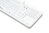GETT Cleantype Prime Touch+ Tastatur USB Schweiz Weiß