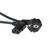 ACT 230V connection cable schuko male (angled) - C13 (angled) 2 m Schwarz