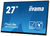 iiyama ProLite T2755QSC-B1 számítógép monitor 68,6 cm (27") 2560 x 1440 pixelek Full HD LCD Érintőképernyő Fekete