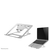 Neomounts NSLS085SILVER stojak na laptop Podstawka na notebooka Srebrny 43,2 cm (17")