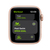 Apple Watch SE GPS + Cellular, 44mm in alluminio oro con cinturino Sport Loop Prugna