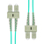 ProXtend FO-AQSCSCOM4D-003 InfiniBand/fibre optic cable 3 m SC OM4 Aqua-kleur