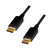 LogiLink CD0100 DisplayPort-Kabel 1 m Schwarz