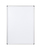 Bi-Office VT060415280 marco para pared Rectángulo Blanco Aluminio