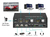 Microconnect MC-HDMI-USBKVM-UK switch per keyboard-video-mouse (kvm) Nero