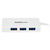 StarTech.com 4 Port USB 3.0 SuperSpeed Mini Hub - 5Gbps - Weiß
