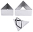 Drückstempel Dreieck 681/100 Schaumspeisenform, dreieckig aus Edelstahl 18/10,