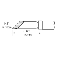 Metcal Lötpatrone für MFR-HSR, 5,0 x 16,0 mm, Klinge