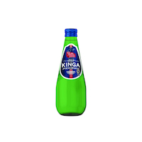 Woda mineralna KINGA PIENIŃSKA, gazowana, butelka szklana zielona 0,33l