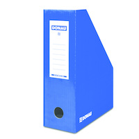 Pojemnik na dokumenty DONAU, karton, A4/100mm, lakierowany, niebieski
